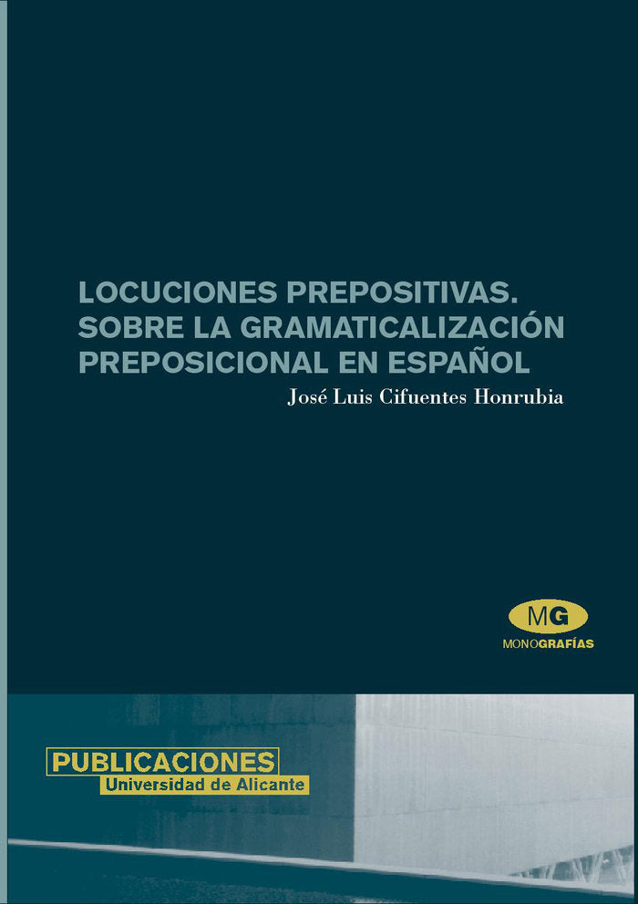 Locuciones prepositivas, de Cifuentes Honrubia | portada del libro