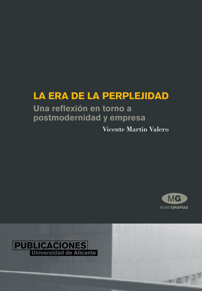 La era de la perplejidad, de Martín Valero | portada del libro