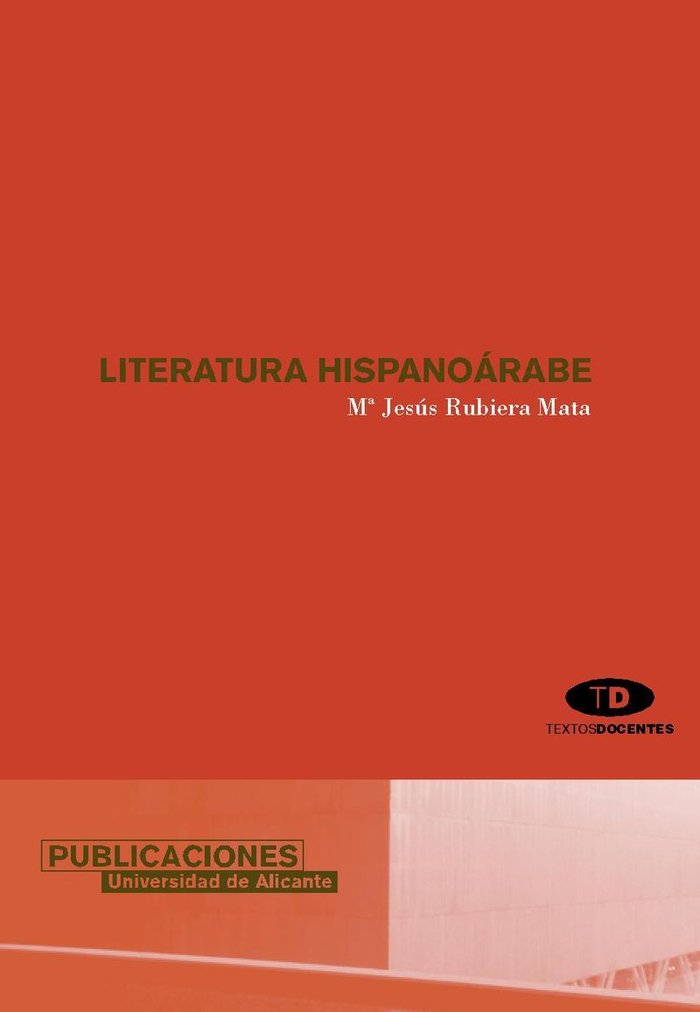 Literatura hispanoárabe, de Rubiera Mata | portada del libro