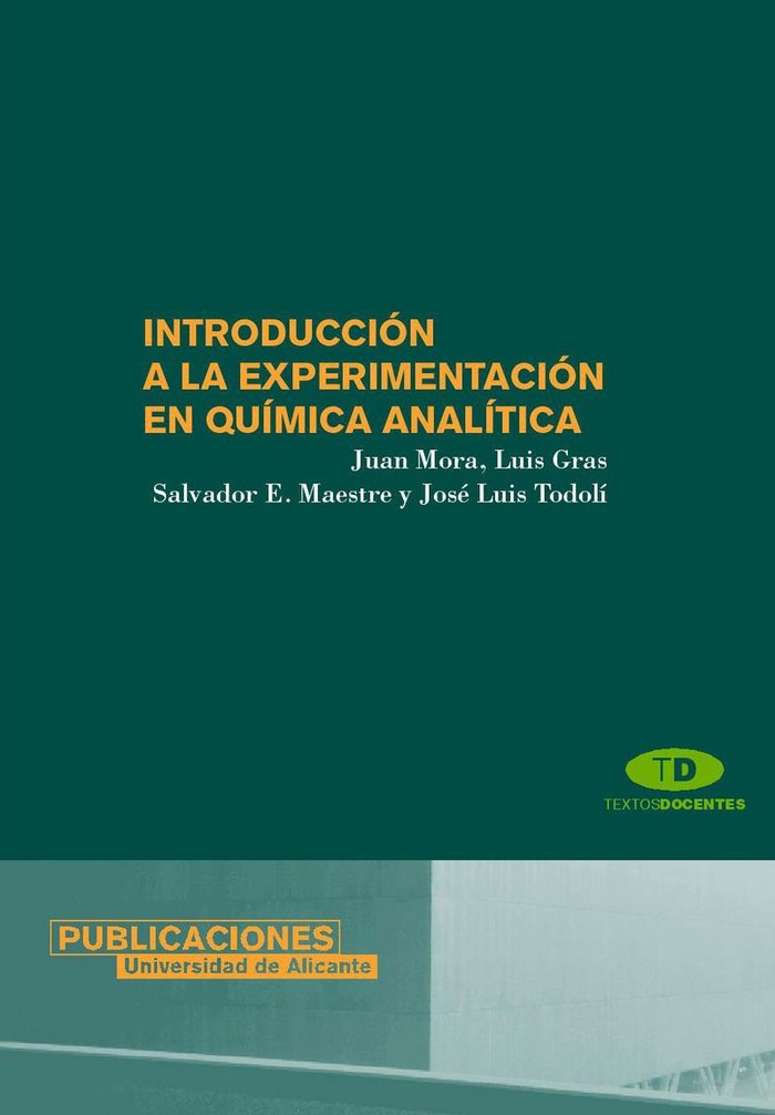 Introducción a la experimentación en química analítica, de Gras García | portada del libro