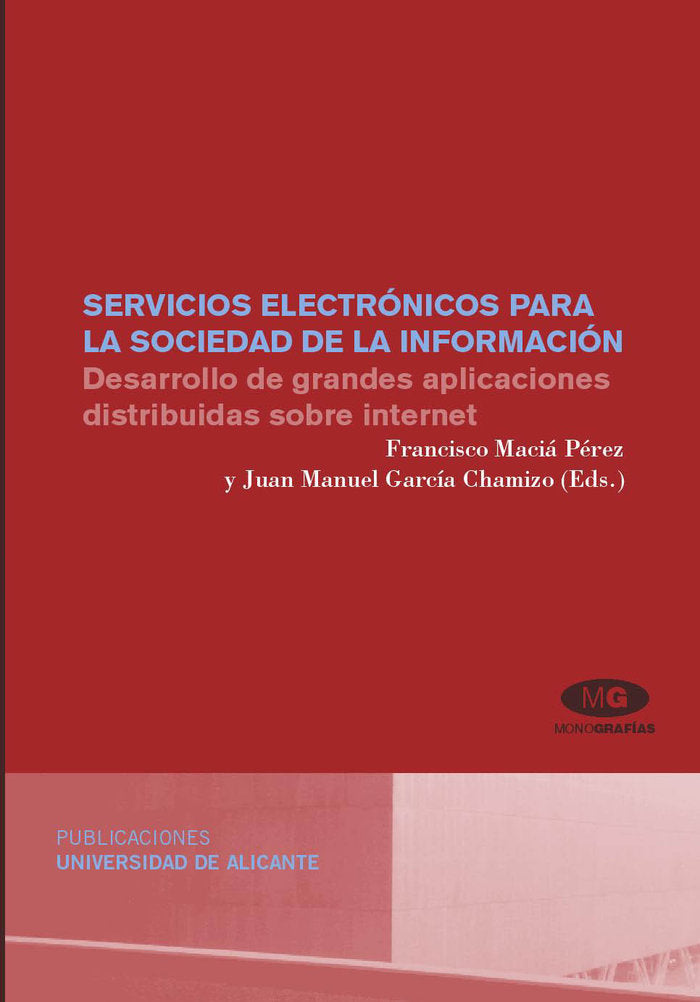 Servicios electrónicos para la sociedad de la información | portada del libro