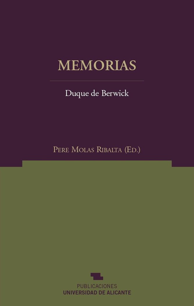 Memorias, de Duque de Berwick | portada del libro