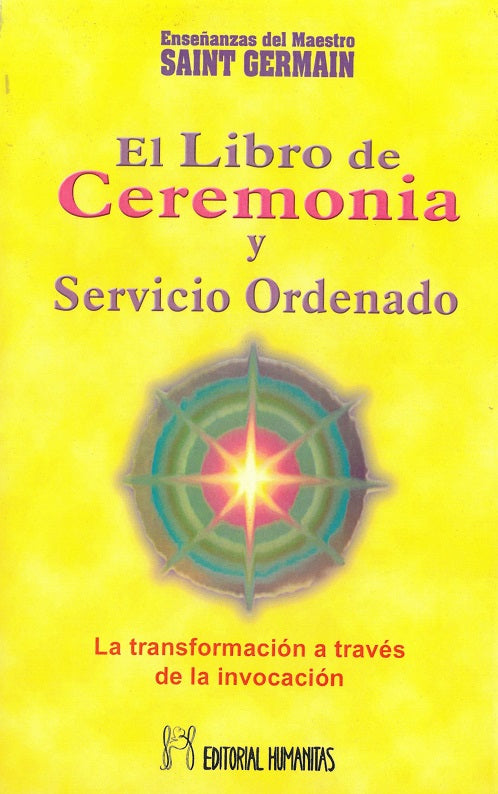 Libro de ceremonia y servicio ordenado (I), de Saint Germain | portada del libro