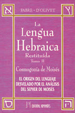 Lengua hebraica restituída (Tomo II), de Fabre D´ | portada del libro