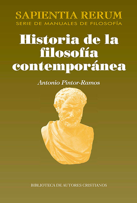 Historia de la filosofía contemporánea, de Pintor Ramos | portada del libro
