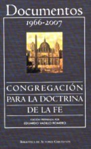 Documentos de la Congregación para la Doctrina de la Fe (1966-2007), de Congregación para la Doctrina de la Fe | portada del