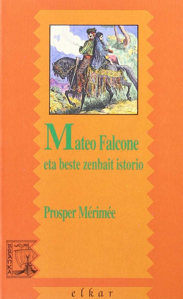 Mateo Falcone eta beste zenbait istorio, de Merimée | portada del libro