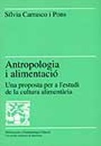 Antropologia i alimentaciù, de Sílvia Carrasco Pons | portada del libro