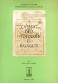 Catàleg dels protocols de Balaguer, de Farré i Viladrich, Joan | portada del libro