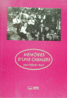 Memòries d'uns cabalers, de Pallarés, Jesús | portada del libro
