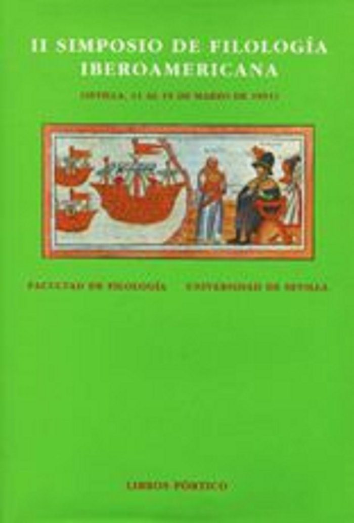 Segundo Simposio de Filolog¡a Iberoamericana, de AA, VV | portada del libro