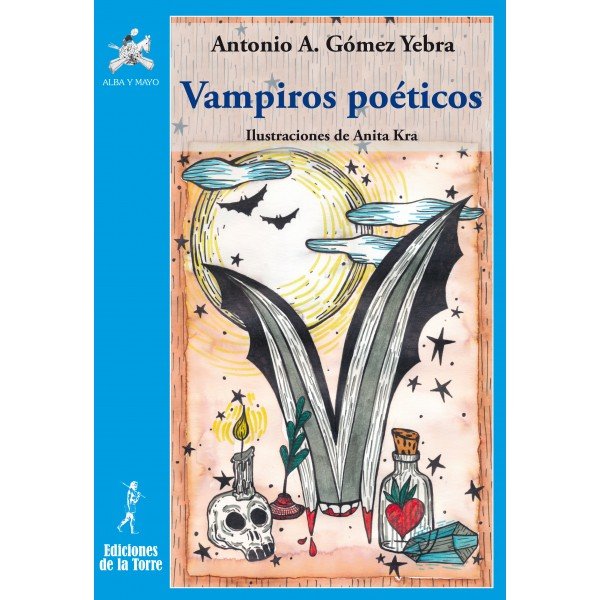 Vampiros poéticos, de Gómez Yebra, Antonio A. | portada del libro