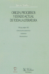 Origen, progresos y estado actual de toda la literatura. Ciencias Eclesiásticas. Addenda. Onomástica, de Andrés | portada del