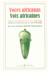 Voces africanas = Voix africaines, de Varios autores | portada del libro
