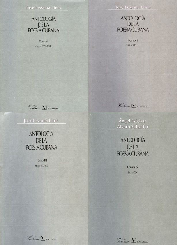 Antología de la poesía cubana, de Lezama Lima, José | portada del libro