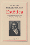 Estética, de Schleiermacher, Friedrich | portada del libro