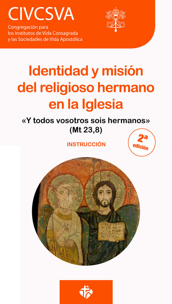 IDENTIDAD Y MISION DEL RELIGIOSO HERMANO EN LA IGLESIA | portada del libro