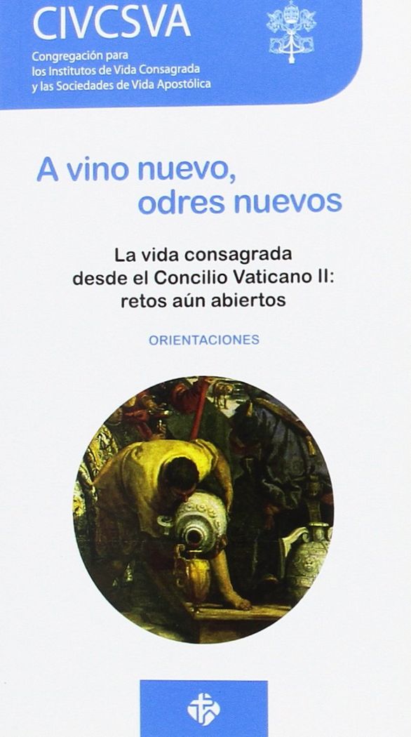 A vino nuevo, odres nuevos, de CIVCSVA | portada del libro