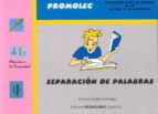 SEPARACION DE PALABRAS AD Nº3, de Antonio Vallés Arándiga | portada del libro