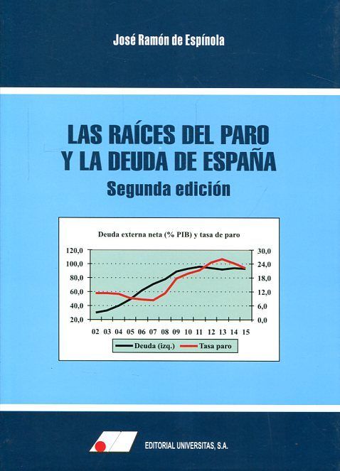 Las raíces del paro y la deuda de España 2ª Edic., de De Espínola Salazar, José Ramón | portada del libro