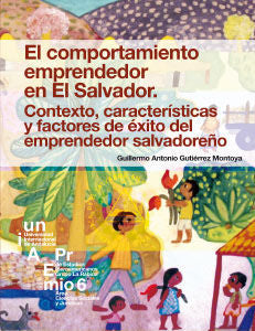 El comportamiento emprendedor en El Salvador, de Gutiérrez Montoya, Gulllermo Antonio | portada del libro