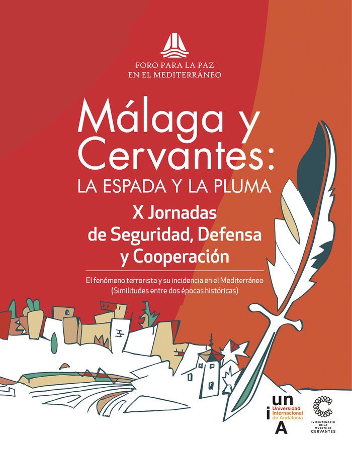 Málaga y Cervantes: la espada y la pluma | portada del libro