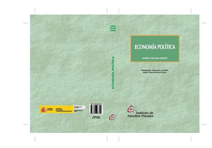 Economía Política, de Senior, Nassau William | portada del libro