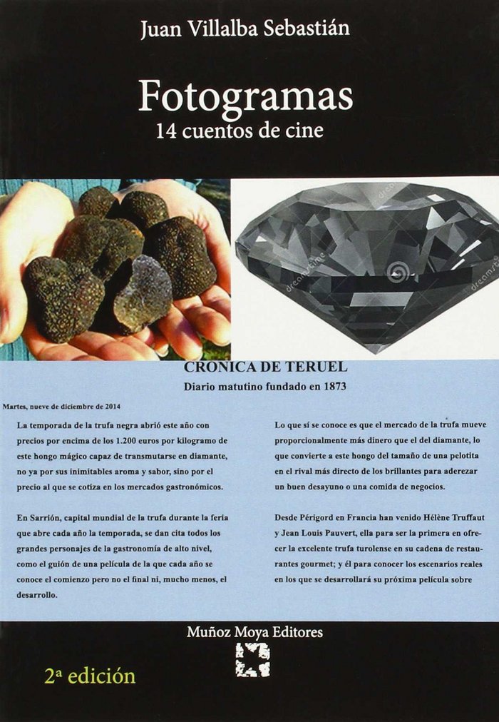 FOTOGRAMAS 14 CUENTOS DE CINE, de Villalba Sebastián | portada del libro