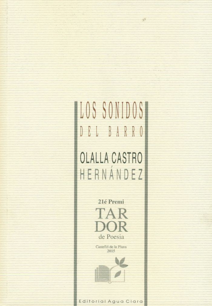 Los sonidos del barro | portada del libro