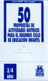 Cincuenta propuestas de actividades motrices -3/4 años- FICHERO, de Godall Castell | portada del libro