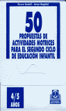 Cincuenta propuestas de actividades motrices -4/5 años- FICHERO, de Godall Castell, Teresa | portada del libro