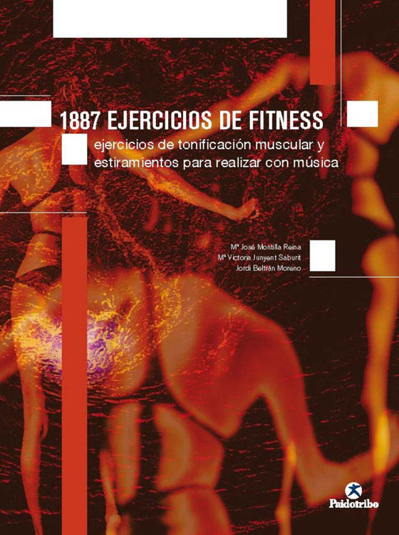 Mil 887 ejercicios de fitness. Ejercicios de tonificación muscular y estiramiento, de Montilla Reina, Mª José | portada del l