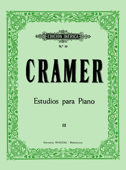 84 ESTUDIOS CELEBRES VOL.III, de CRAMER, JOHANN BAPTIST | portada del libro