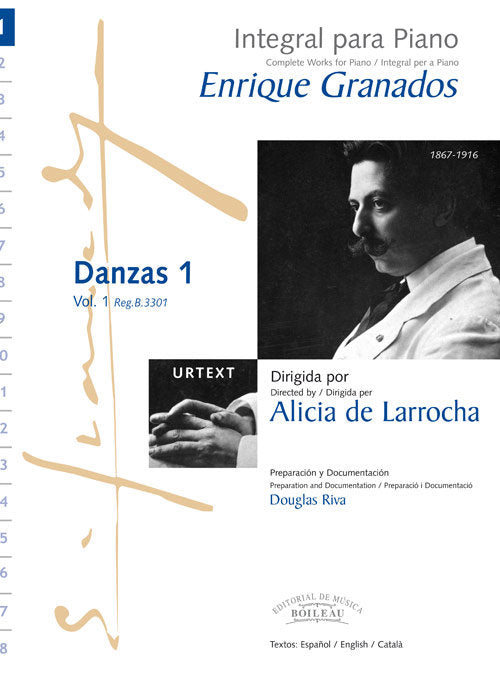 DANZAS 1, de GRANADOS, ENRIQUE | portada del libro