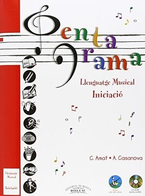Pentagrama Iniciació Llenguatge Musical, de Amat, Carme | portada del libro