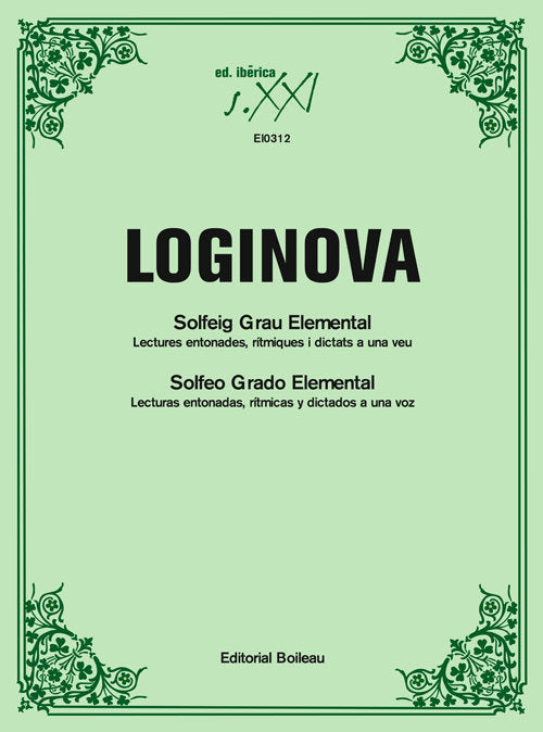Solfeig Grau Elemental 2 / Solfeo Grado Elemental 2, de Loginova, Larisa | portada del libro