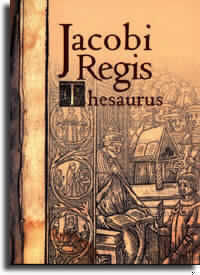 Jacobi Regis Thesaurus, de García Edo | portada del libro
