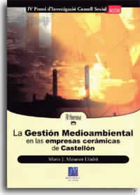La gestión medioambiental en las empresas cerámicas de Castellón, de Masanet Llodrá | portada del libro