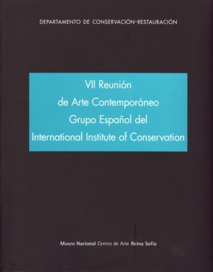 VII reunión del grupo de arte contemporáneo del GEIIC | portada del libro