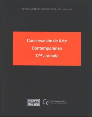 Conservación de arte contemporáneo. 12ª jornada | portada del libro