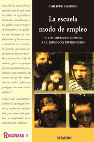 La escuela, modo de empleo, de Meirieu, Philippe | portada del libro