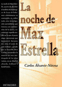 NOCHE DE MAX ESTRELLA, LA | portada del libro