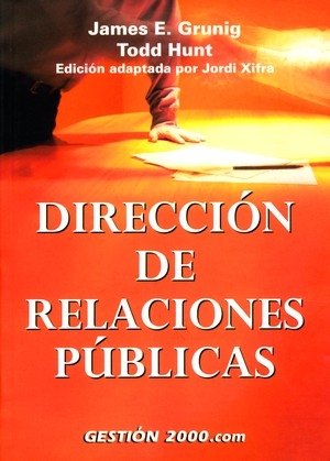 Dirección de Relaciones Públicas, de Grunig | portada del libro