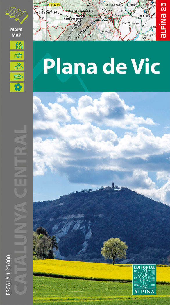 PLANA DE VIC 1:25.000 | portada del libro