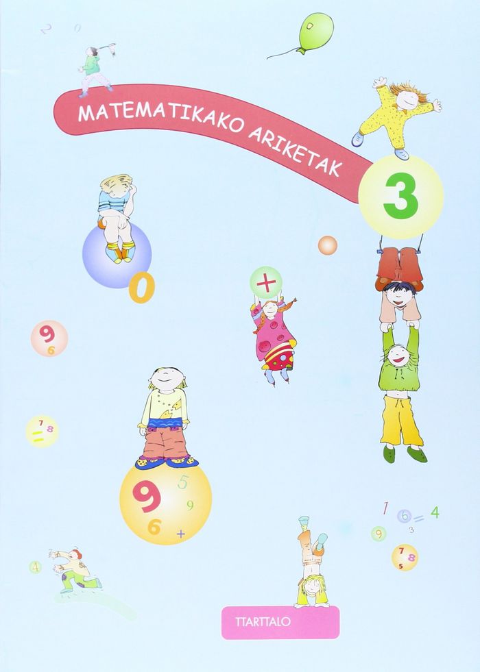 Matematikako ariketak 3, de Goñi Zabala | portada del libro