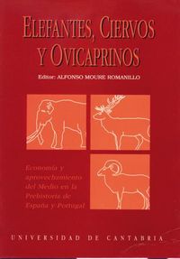 Elefantes, ciervos y ovicaprinos, de Moure Romanillo | portada del libro