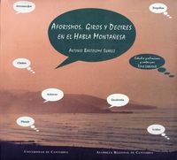 Aforismos, giros y decires en el habla montañesa, de Bartolomé Suárez | portada del libro