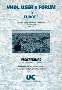 VHDL user's forum in Europe, de AA.VV. | portada del libro