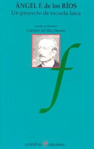 Un proyecto de escuela laica, de Fernández de los Ríos | portada del libro