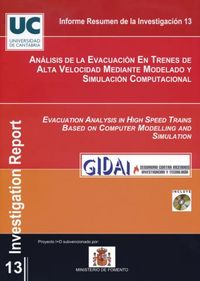 Análisis de la evacuación en trenes de Alta Velocidad mediante modelado y simulación computacional, de Grupo de Investigación